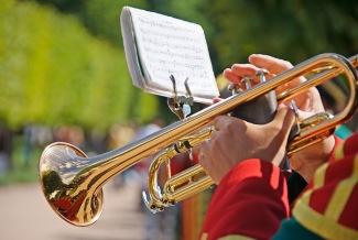 Measuring Students in Rompin’ Stompin’ Raider Marching Band